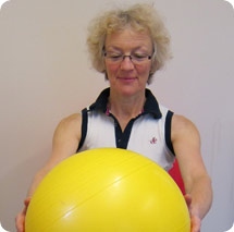 Physio for People Swiss Ball Exercise 1